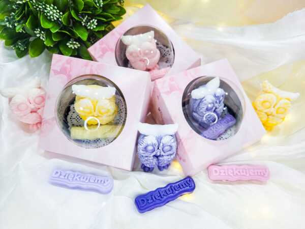 Zestaw „Dziękujemy” – Mydlana Sowa w Kopule (prezent na zakończenie roku)