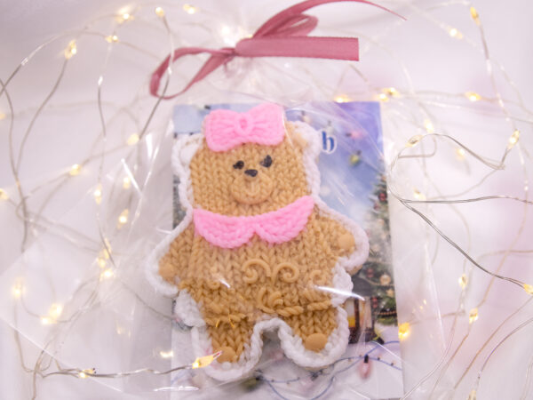 Miś Dziewczynka Wesołych Świąt