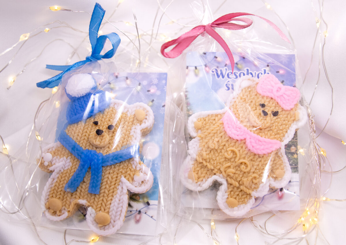 Miś Chłopak Wesołych Świąt