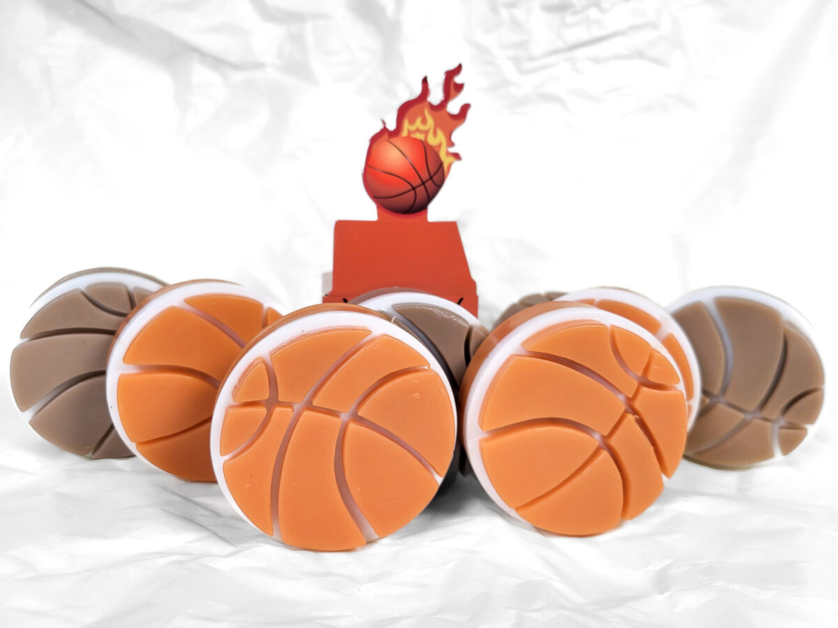 Mydło glicerynowe w kształcie piłki do koszykówki, prezent na Dzień Chłopaka