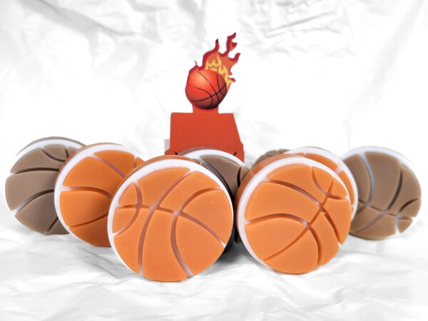 Mydło glicerynowe w kształcie piłki do koszykówki, prezent na Dzień Chłopaka