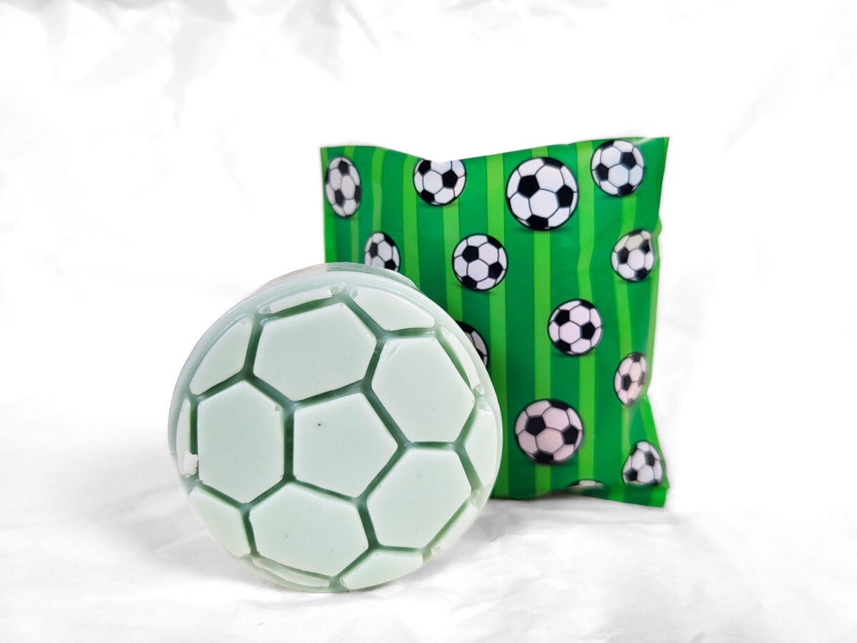 Mydło piłka nożna –kolor zielony, ręcznie robione