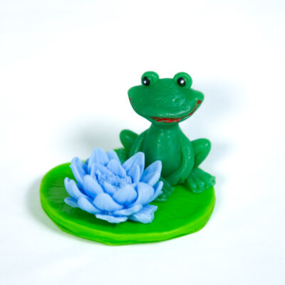 Żaba z Lilią na Liściu